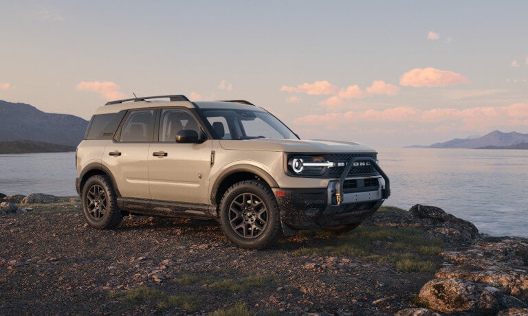 2026 Ford Bronco Sport parked by a lake