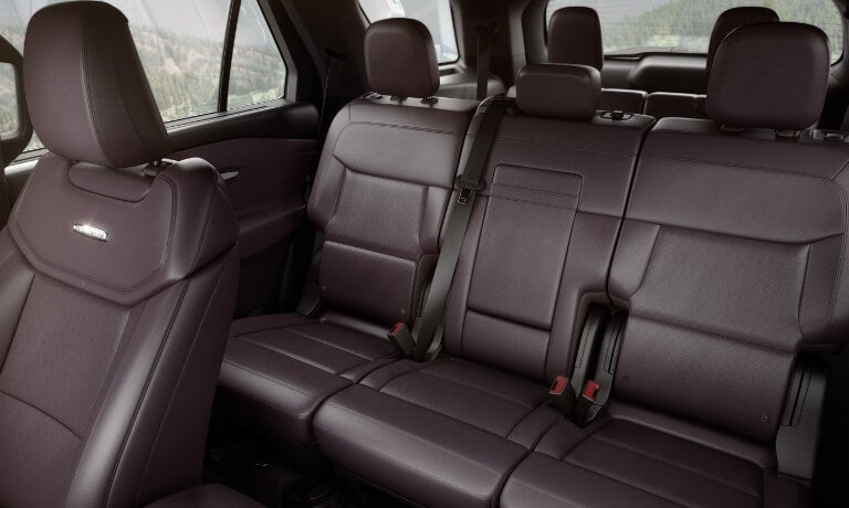 2026 Ford Explorer interior back seats