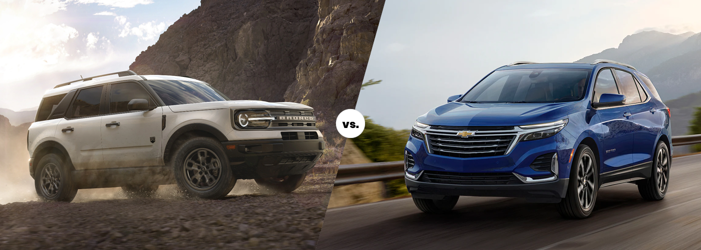 2022 Ford Bronco Sport vs 2022 Chevy Equinox
